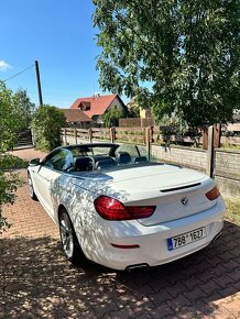 BMW 650i Cabrio - alpinweiss, 4,4 V8. Serviska - 4