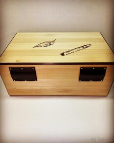 Humidor s vygravírovanými motivy - 4