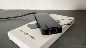 USB-C hub dock 10 v 1, HDMI, LAN, USB-C/A, SD, 100W - 4