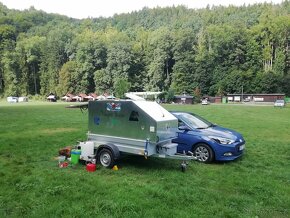 Minikaravan vl. výroby na korbě vozíku Agados - 4