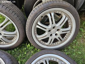 ALU kola 5x100 215/40 R17 / Letní pneu. - 4