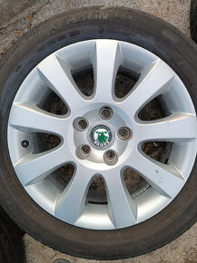 Orig. letní alukola Škoda Superb 1 7Jx16H2, 5x112, ET37 - 4