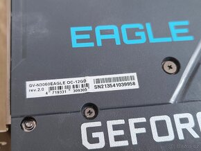 Gigabyte RTX 3060 Eagle OC 12 GB rev. 2.0 - custom chlazení - 4