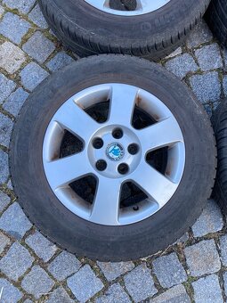 Alu kola 5x112 R15 letní pneu 195/65 R15 - 4