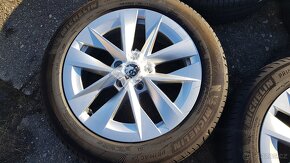 17" letní Škoda ROTARE Octavia IV 4 originál + Michelin pneu - 4