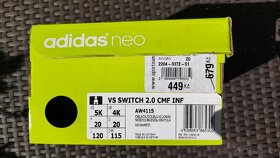 Dětské boty Adidas velikost 20 jako nové - 4