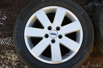 4ks alu orig Ford R16 pekny stav a zimni pneu Contin 205/55 - 4