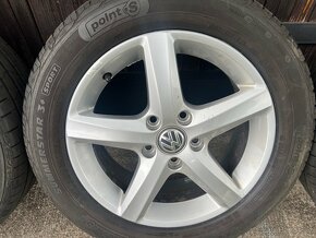 Prodám Original VW ALU 5x112  s pneu 16” - 4