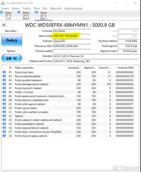 WD Red (EFRX), 3,5" - 5TB - 4