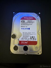 2x Pevný disk - HDD - WD 4TB RED - Western Digital RED NAS - 4