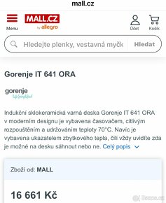 Indukční varná deska Gorenje - Indukcni varna deska - 4