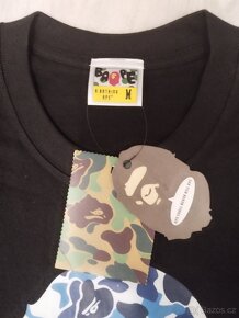 Černé tričko Bape velikost M - 4