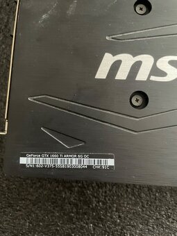 MSI Nvidia GEFORCE GTX1660Ti Armor OC - 4