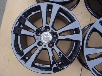 Alu disky černé pro Mercedes, 16", 5x112, ET 45,5, šíře 7,5 - 4