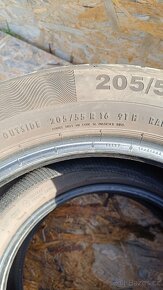 B20 - 2x letní CONTINENTAL - 205/55 R16 91H - 6,2mm - 4