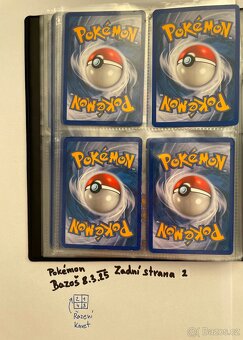 Kusové karty TCG Pokémon STARÉ 15-20LET (ORIGINÁL) - 4