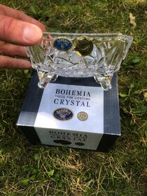 NOVÝ BOHEMIA CRYSTAL skleněný popelník - PbO 24% - 4