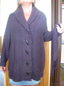 Kabát,svetr11 x, na zimu i jaro ,  XL + dárek - 4