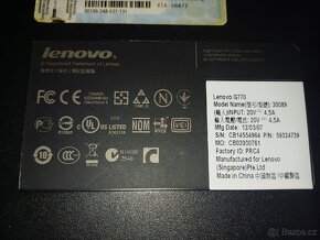 Notebook Lenovo g770 17,3 LCD SSD disk - 4