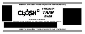 CLASH 11 – Stronger then ever - 6 míst vedle sebe - 4