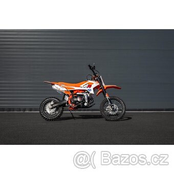 Pitbike Leramotors Thunder 125, poloautomat, 14/12, orange - 4