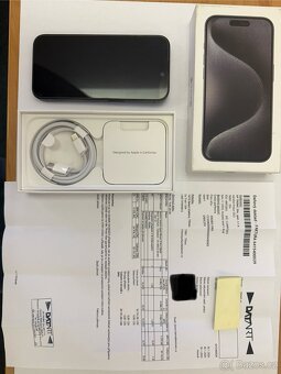 Prodám iPhone 15 Pro 256GB, Black Titanium - 4