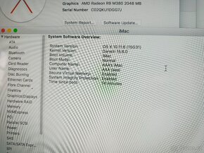 Počítač Apple iMac 27" 2015, Core i5, 1TB, SSD, 8GB RAM - 4