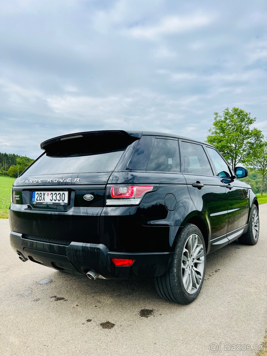 Range Rover Sport HSE, black, serviska