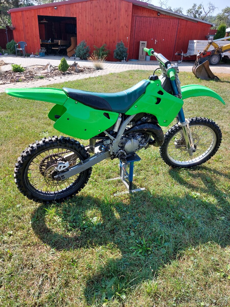 Kawasaki KX 125 rok 1993 po Celkové GO.