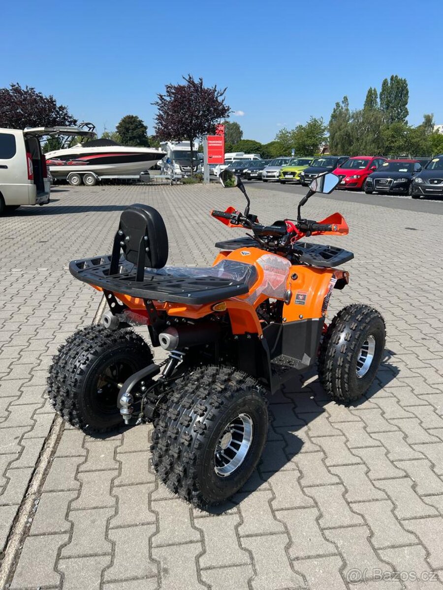 Dětská čtyřkolka Piranha Transformer 125cc 3G8 - oranžová