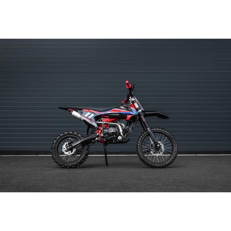 Pitbike Leramotors Shark 125ccm, e-start, cervena