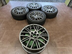 R17 5x100 AL VW kola. Renovovaná, s pneumatikami Nexen - 5