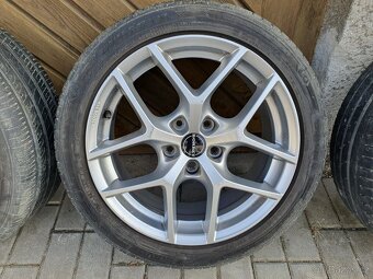 4x ALU Borbet 7,5Jx17 5x112 + letní pneu 225/45 r17 - 5