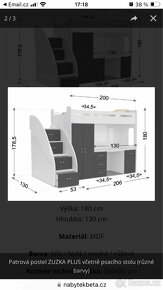Patrová postel Zuzka plus - 5