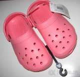 CROCS CAYMAN CLASSIC PINK 1 3  a 2 4- naše 32/33 a 33/34 - 5