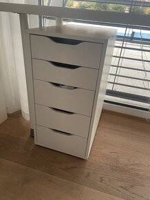 IKEA psací stůl se šuplíky Alex - 5