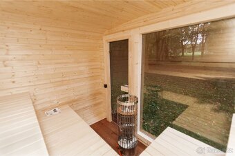 Zahradní LUX - VIP sauna s předsíní 245×340 - 5