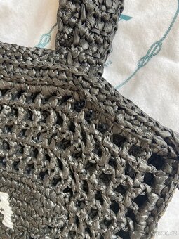 Unisex letní taška Prada, model logo crochet tote - 5