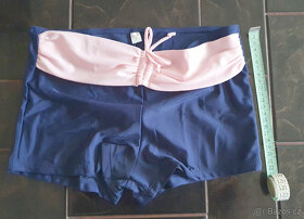 Prodám Dámské dvoudíl. kraťáskové plavky pink blue tankini,M - 5