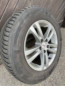 Čtyři zimní pneu Hankook + litá kola Platin - 5