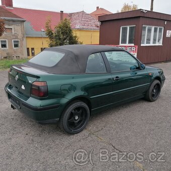 VW Golf IV Cabrio Edice KARMANN 1.6i,74kw.R.V4/1999.STK Nová - 5