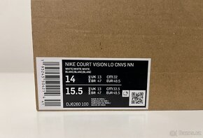 Nike Court Vision Canvas NN Triple White vel.48,5/32cm - 5