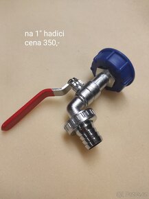 Propojeni ibc nádrží, adaptéry na zahradní hadici - 5