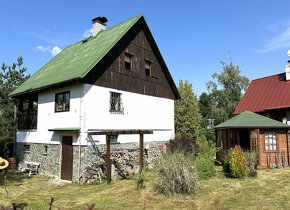 Zděná chata Stebno, pozemek 835 m2, rybník - 5