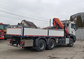 MAN TGS 26.400 - 6x6 - Valník + HR-PALFINGER PK 33002–EURO 6 - 5