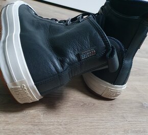 Černé kožené tenisky Converse vel. 39,5 - 5