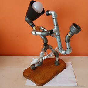 Dekorace robot lampy - 5