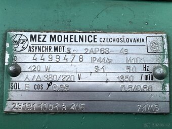 Asynchronní motor MEZ Mohelnice 120W - 5