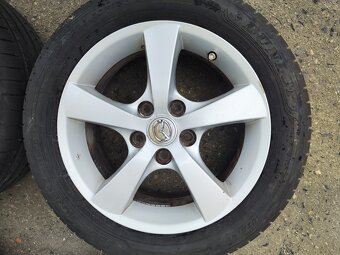 16"letní alu sada 5x114 origo Mazda 3 BK 6 5 205/55 Dunlop - 5