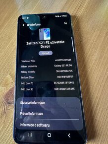 Samsung S21 FE 5G 256gb záruka do 7.1 2026 - 5